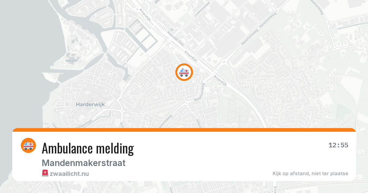 Ambulance melding — 1 jun 2026