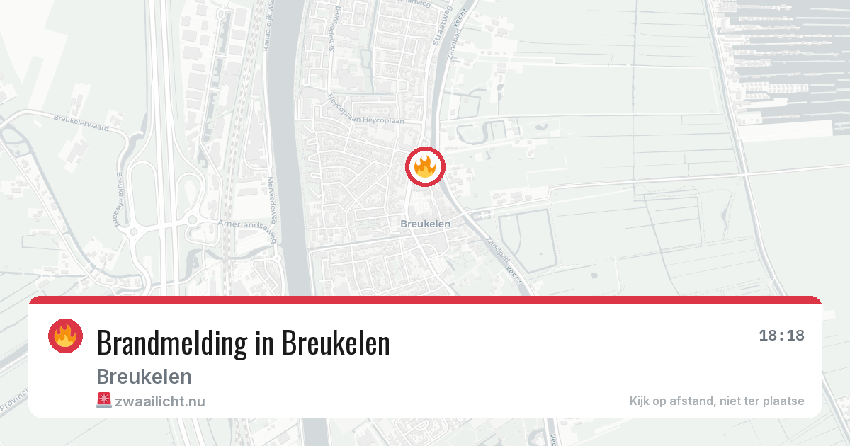 Brandmelding in Breukelen — 27 mrt 2026