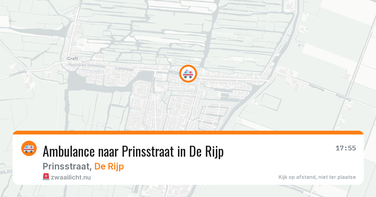 Ambulance naar Prinsstraat in De Rijp — 15 jul 2026