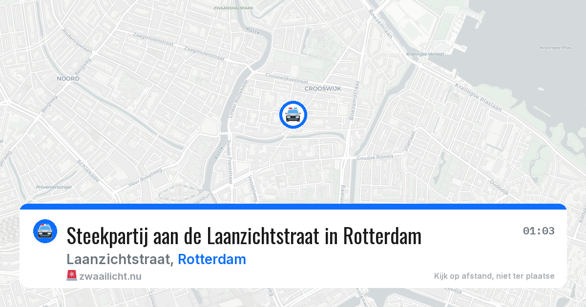 Steekpartij aan de Laanzichtstraat in Rotterdam — 30 mei 2026