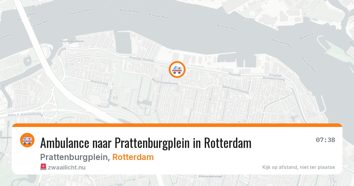 Ambulance naar Prattenburgplein in Rotterdam — 22 mei 2026