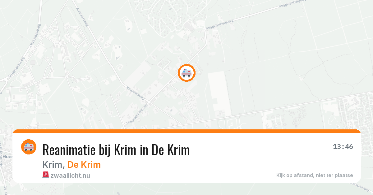 Reanimatie bij Krim in De Krim — 11 jul 2026