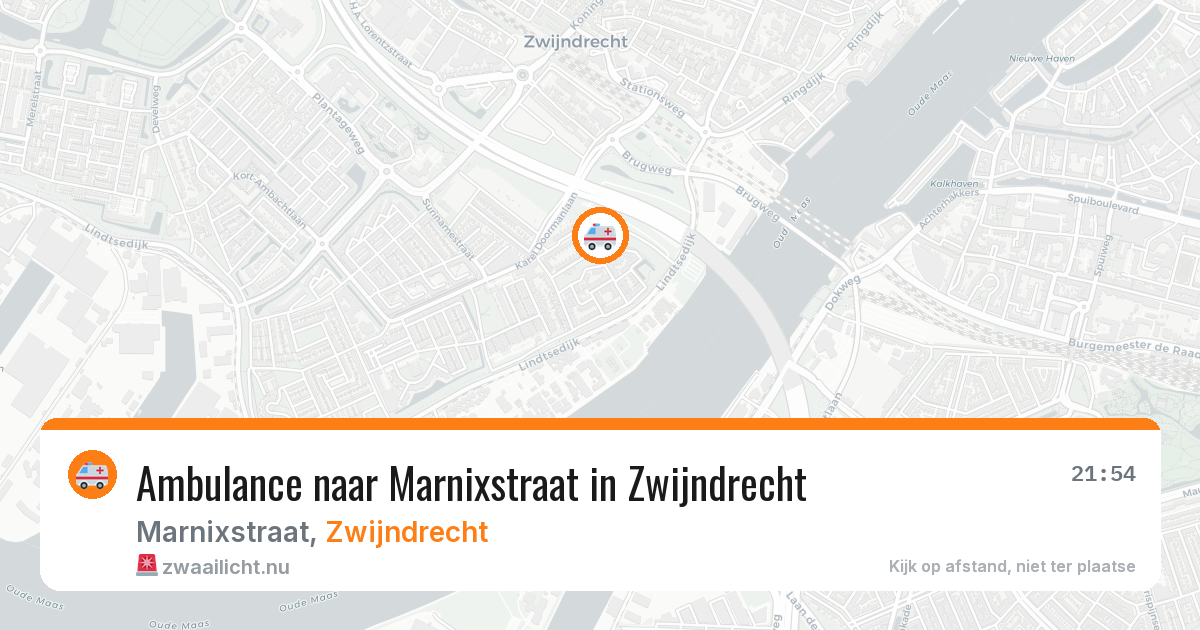 Ambulance naar Marnixstraat in Zwijndrecht — 4 mei 2026