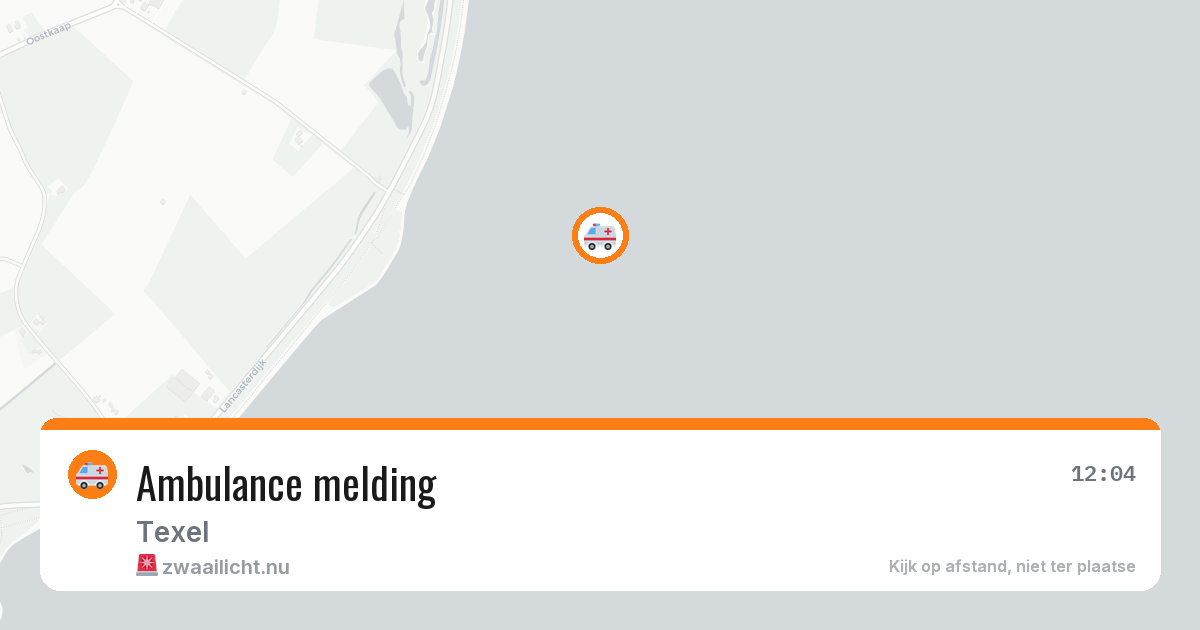 Ambulance melding — 10 jul 2026