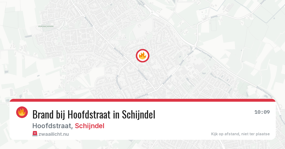 Brand bij Hoofdstraat in Schijndel — 29 mei 2026