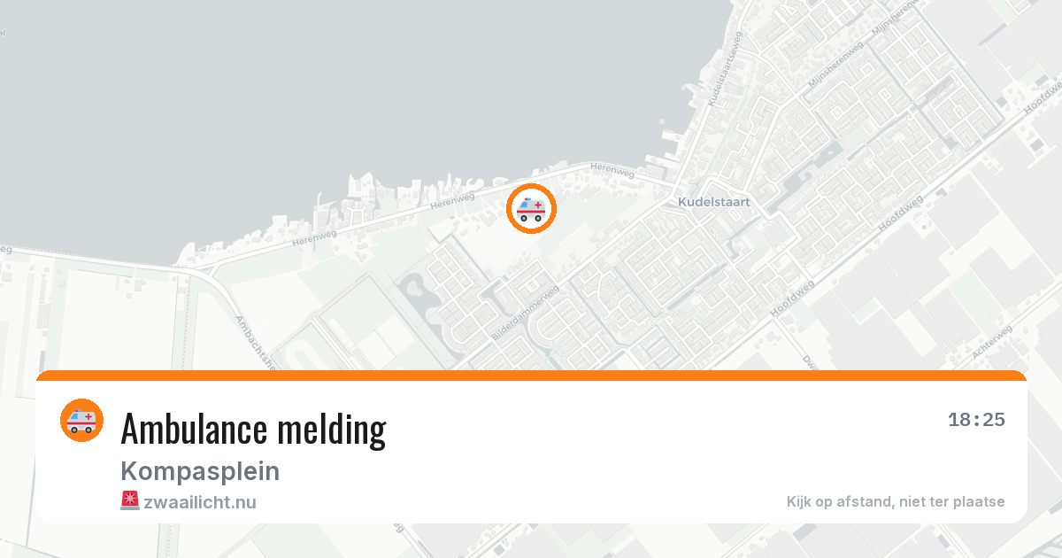 Ambulance melding — 16 mrt 2026