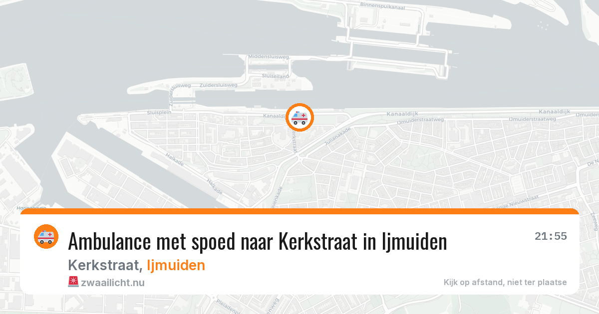 Ambulance met spoed naar Kerkstraat in Ijmuiden — 24 jan 2026