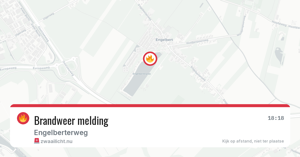 Brandweer melding — 5 apr 2026