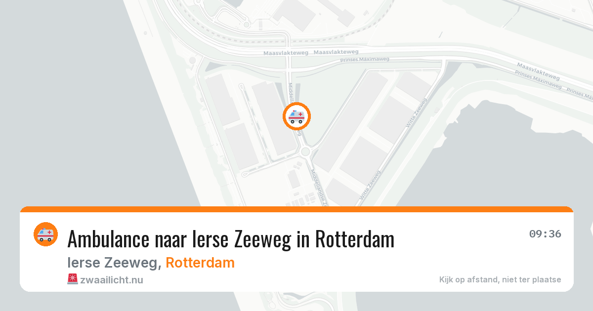 Ambulance naar Ierse Zeeweg in Rotterdam — 2 jun 2026