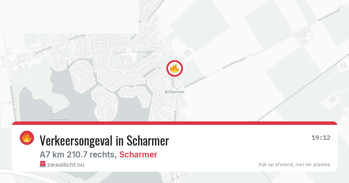 Verkeersongeval in Scharmer — 27 apr 2026