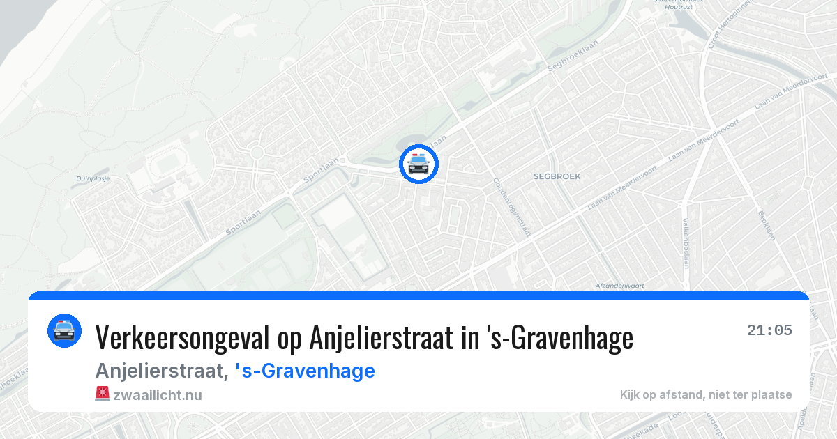 Verkeersongeval op Anjelierstraat in 's-Gravenhage — 9 jun 2026