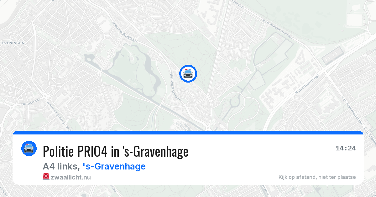 Politie PRIO4 in 's-Gravenhage — 22 mrt 2026 | 🚨 Zwaailicht.nu