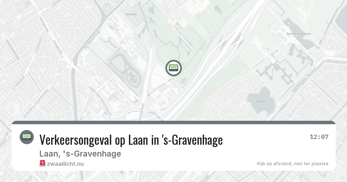 Verkeersongeval op Laan in 's-Gravenhage — 4 feb 2026