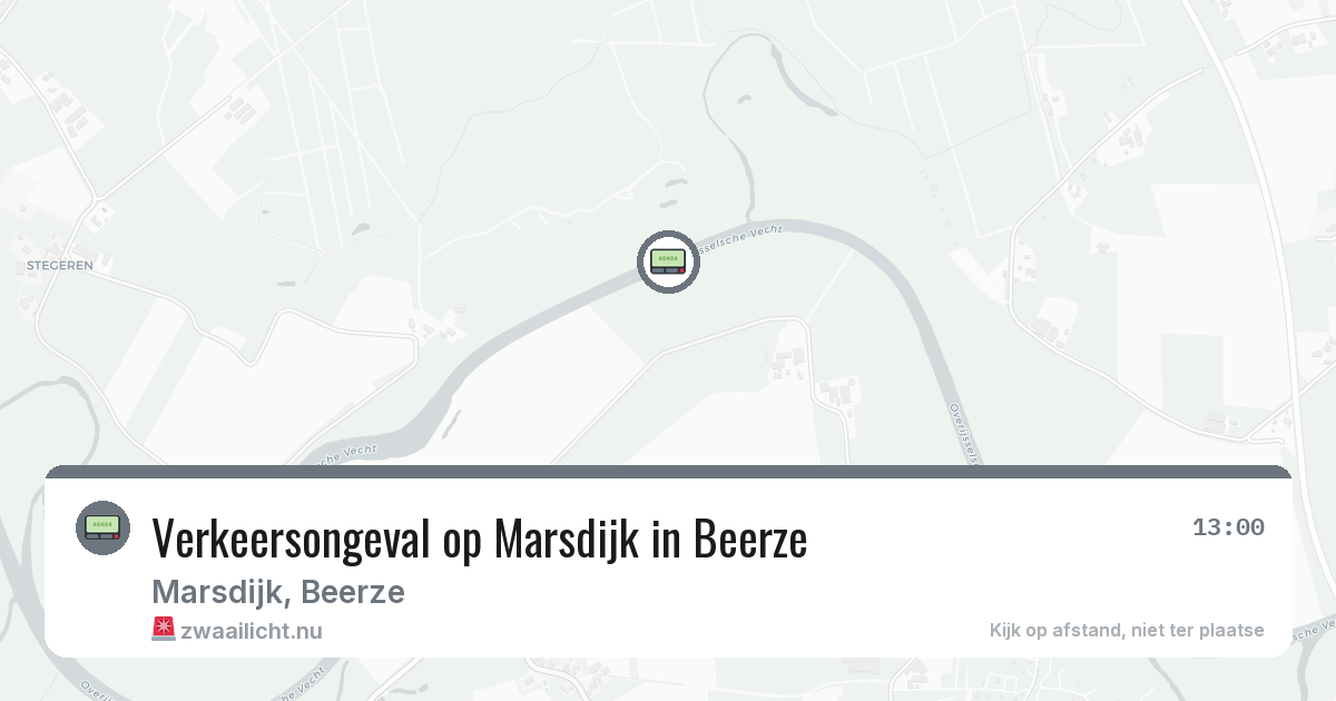 Verkeersongeval op Marsdijk in Beerze — 19 jun 2026