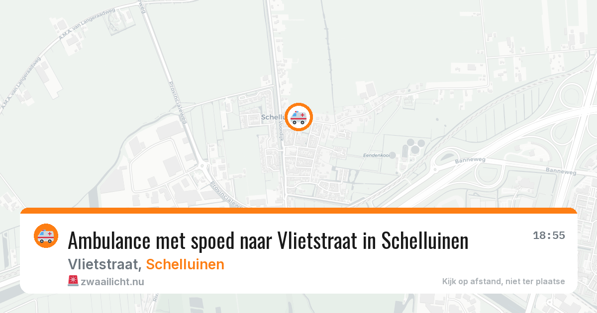 Ambulance met spoed naar Vlietstraat in Schelluinen — 21 jan 2026