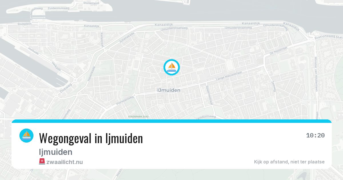 Wegongeval in Ijmuiden — 23 jul 2026