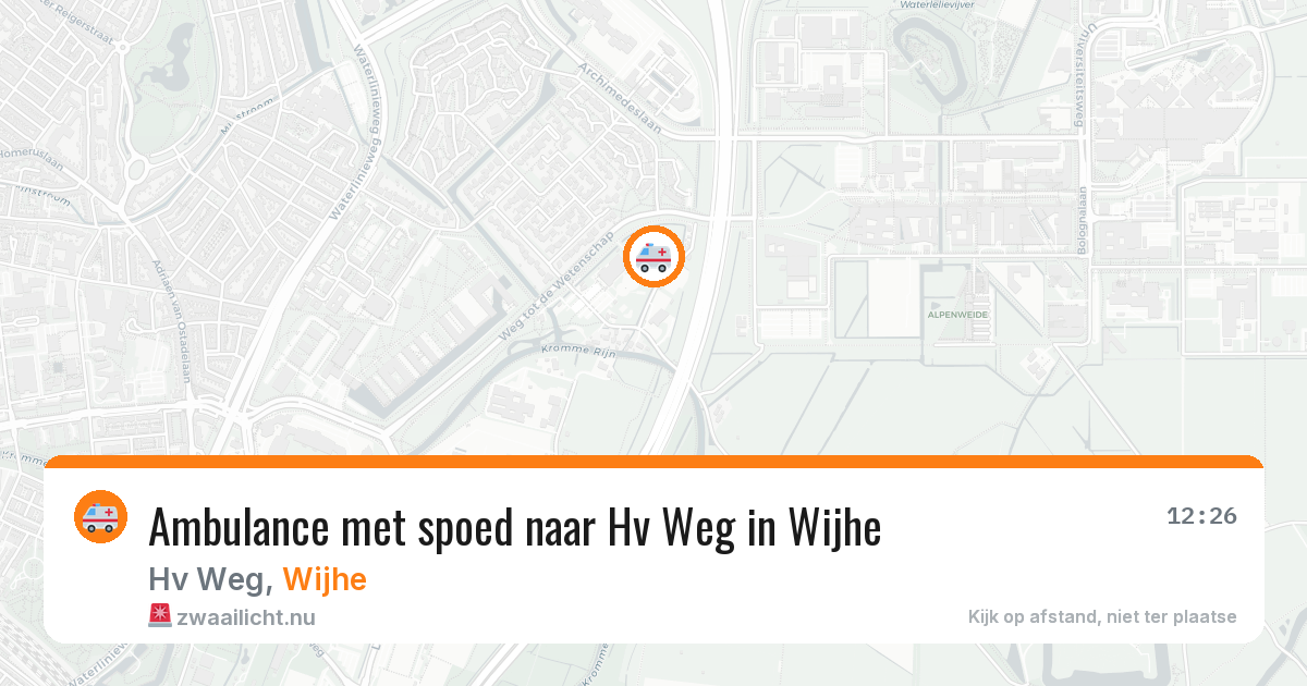 Ambulance met spoed naar Hv Weg in Wijhe — 5 feb 2026