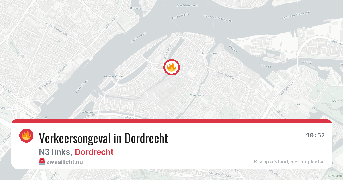 Verkeersongeval in Dordrecht — 20 apr 2026