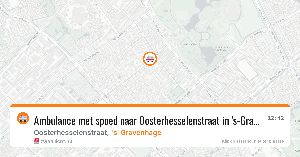 Ambulance met spoed naar Oosterhesselenstraat in 's-Gravenhage — 13 feb 2026