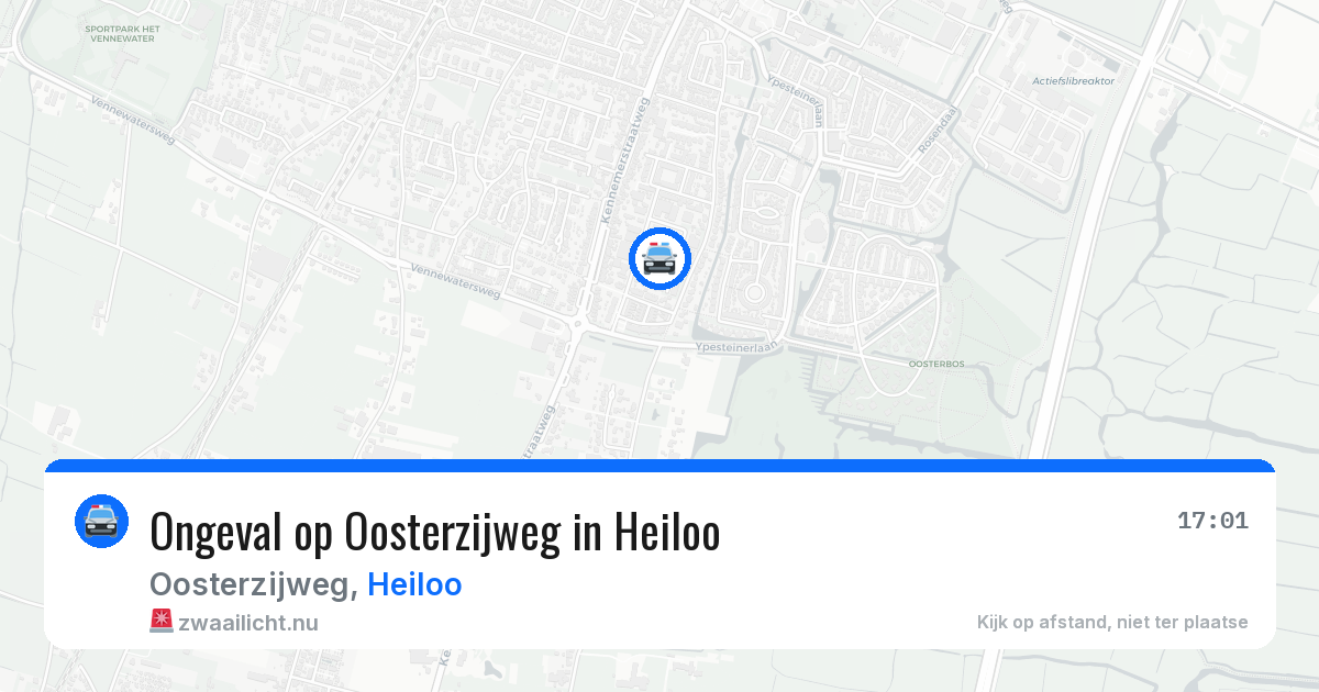 Ongeval op Oosterzijweg in Heiloo — 3 jun 2026