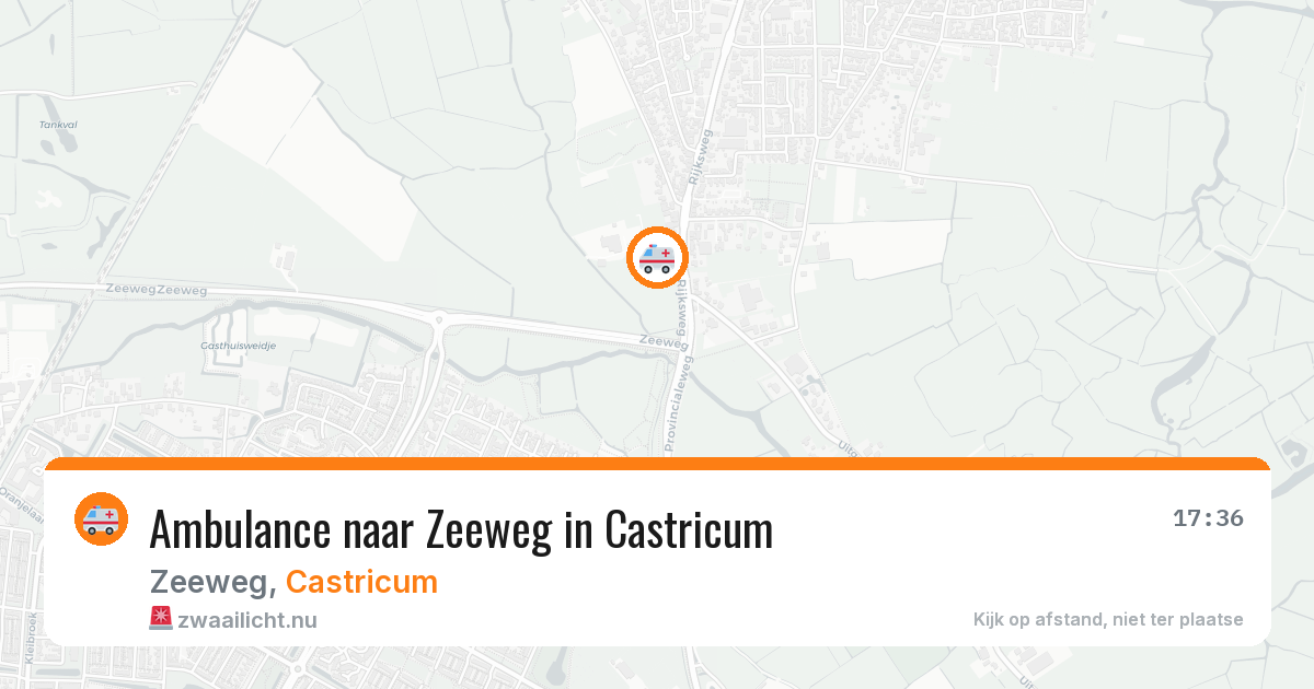 Ambulance naar Zeeweg in Castricum — 13 apr 2026