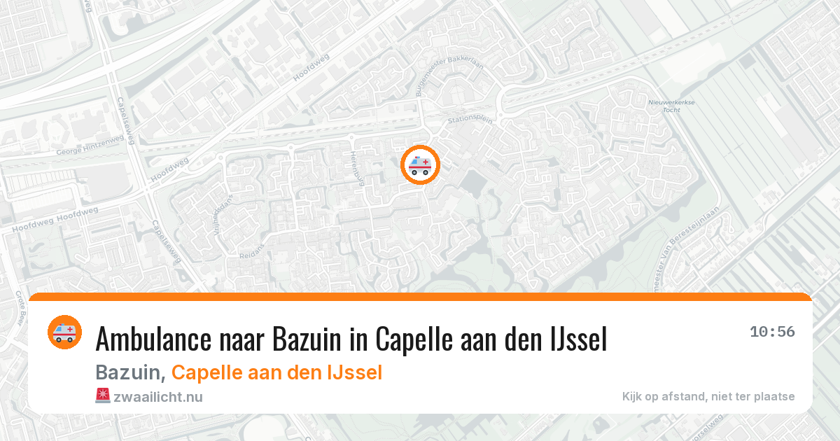 Ambulance naar Bazuin in Capelle aan den IJssel — 30 mei 2026