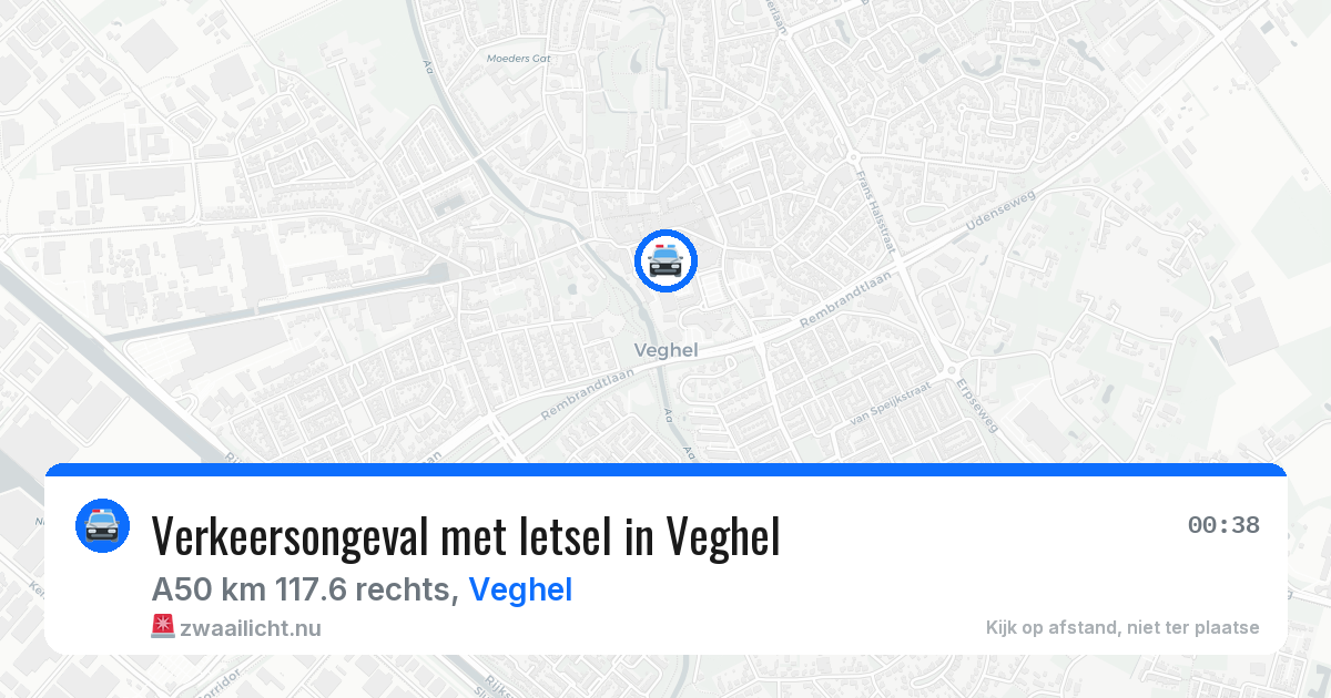 Verkeersongeval met letsel in Veghel — 23 apr 2026