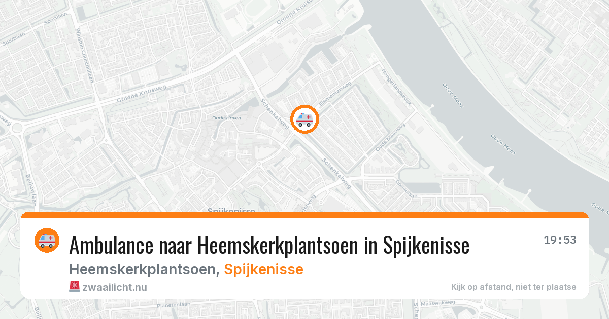 Ambulance naar Heemskerkplantsoen in Spijkenisse — 31 mrt 2026