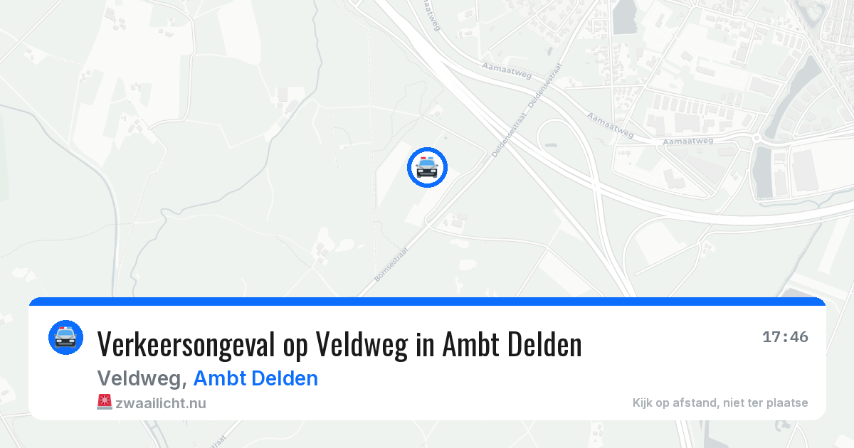 Verkeersongeval op Veldweg in Ambt Delden — 28 mei 2026