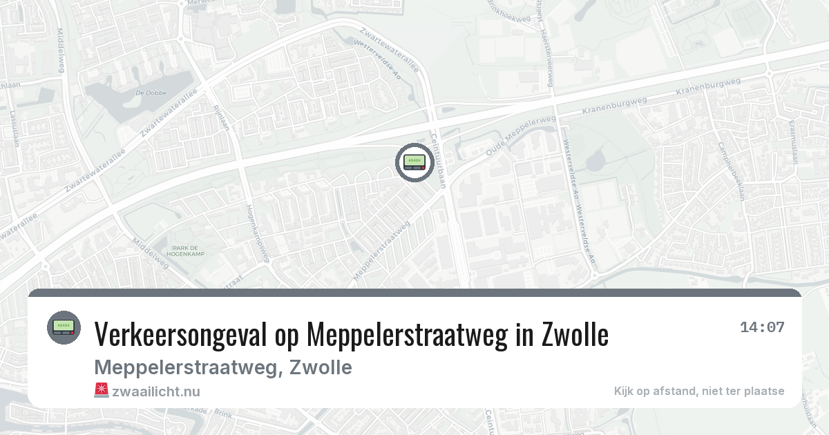 Verkeersongeval op Meppelerstraatweg in Zwolle — 12 jul 2026