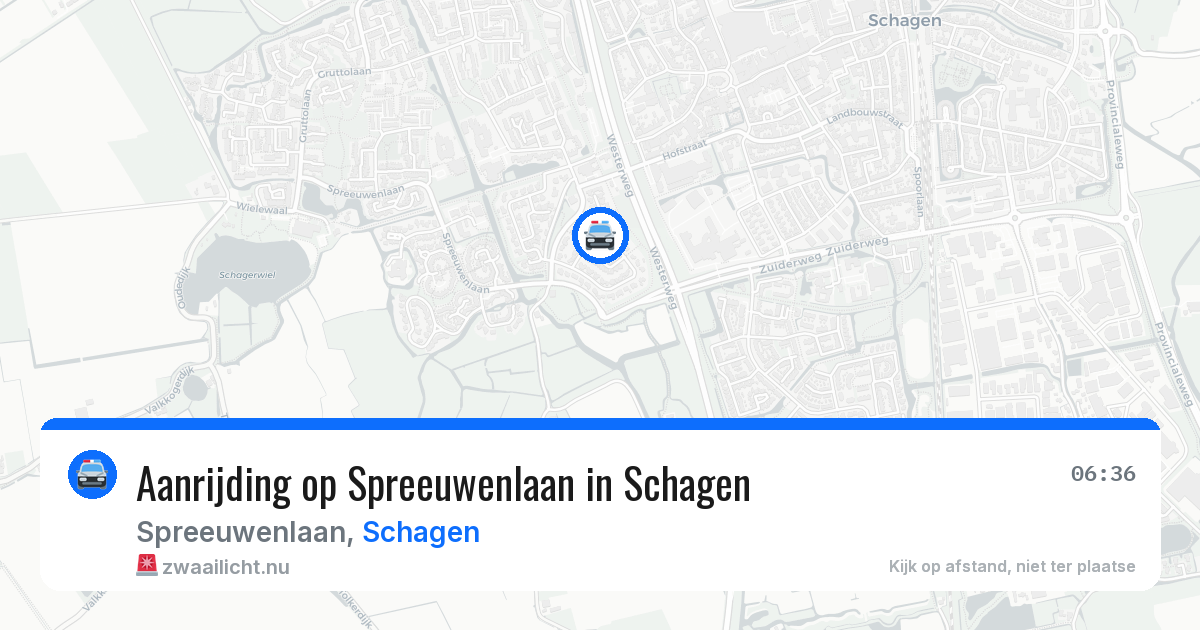 Aanrijding op Spreeuwenlaan in Schagen — 14 apr 2026