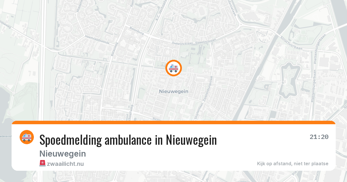 Spoedmelding ambulance in Nieuwegein — 13 jul 2026