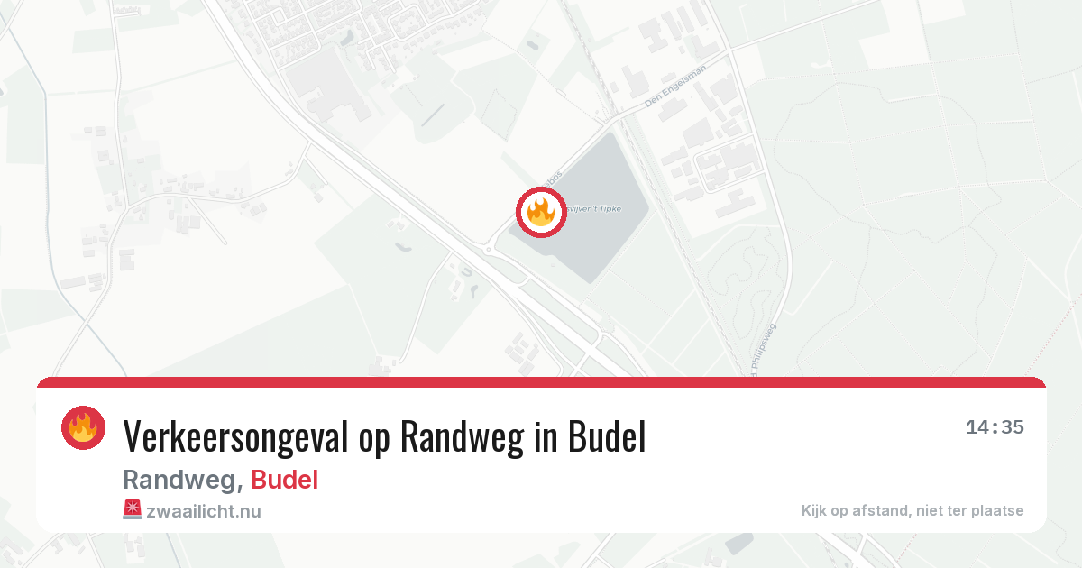 Verkeersongeval op Randweg in Budel — 14 jul 2026
