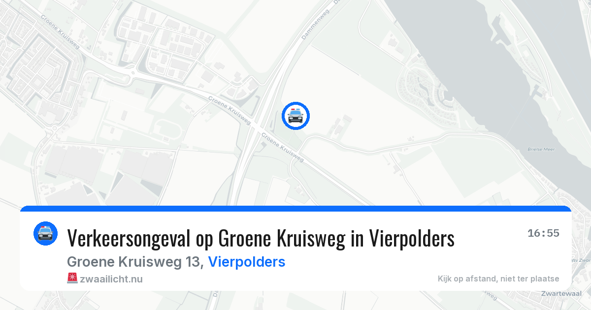 Verkeersongeval op Groene Kruisweg in Vierpolders — 4 feb 2026