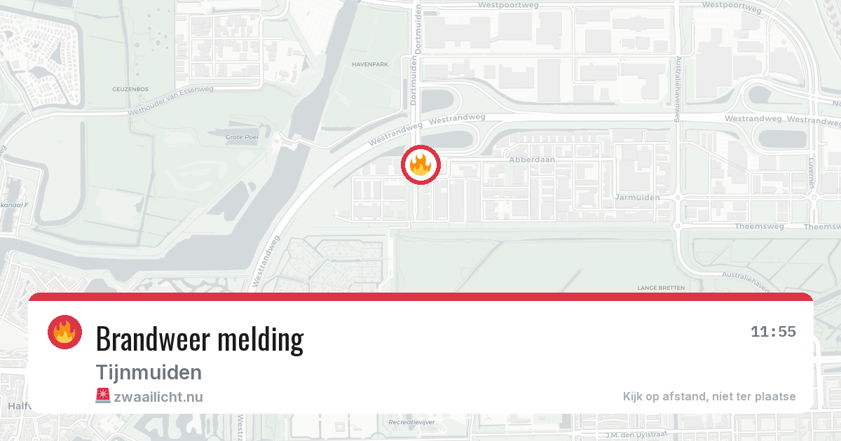 Brandweer melding — 5 jun 2026