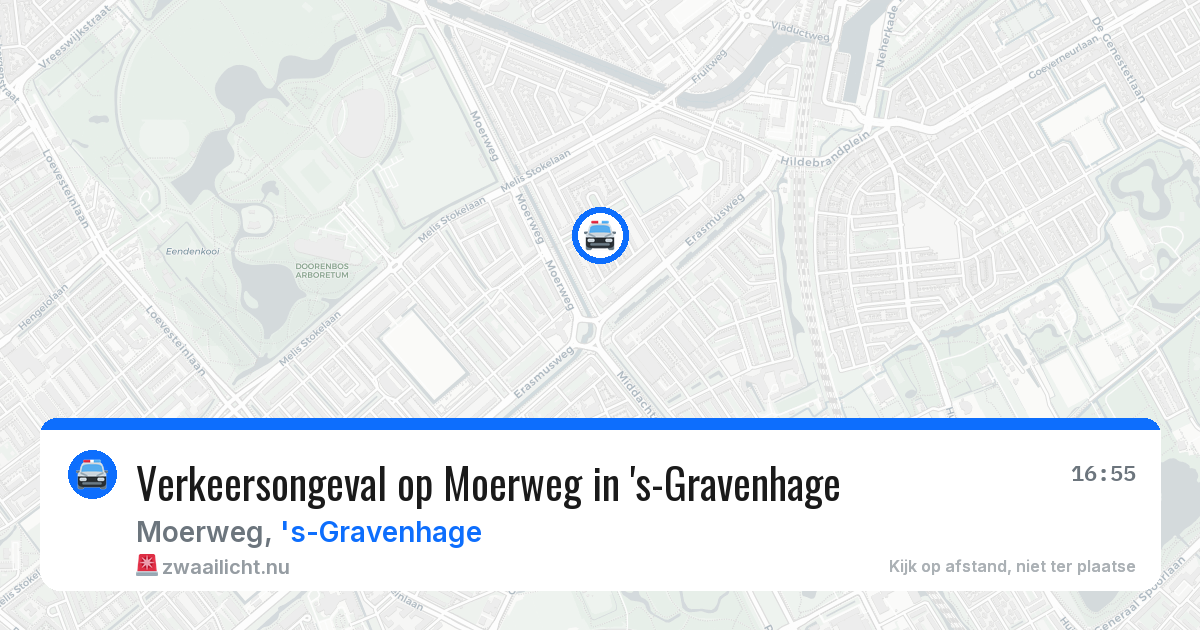 Verkeersongeval op Moerweg in 's-Gravenhage — 27 mei 2026