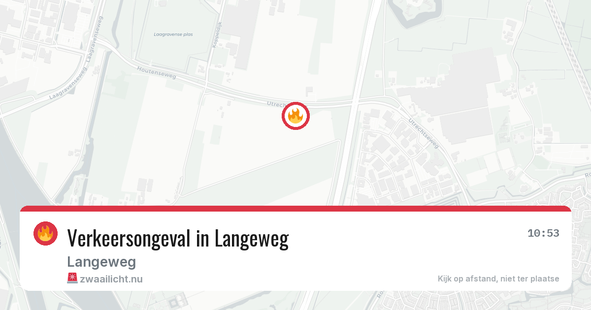 Verkeersongeval in Langeweg — 6 jun 2026