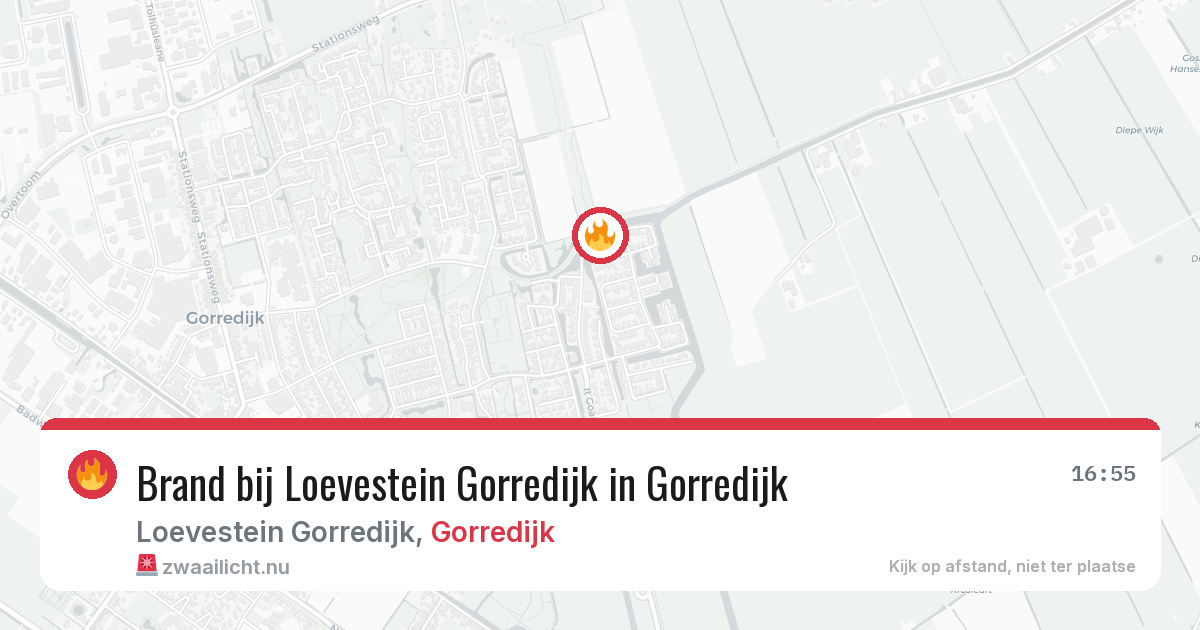 Brand bij Loevestein Gorredijk in Gorredijk — 28 mei 2026