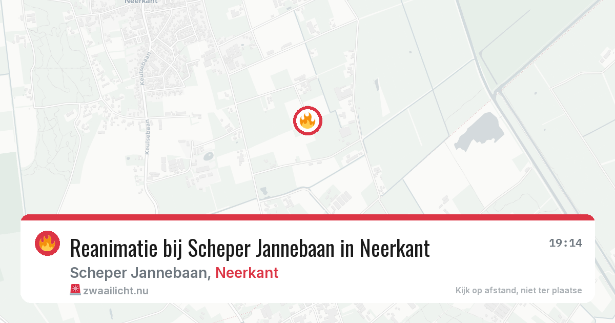 Reanimatie bij Scheper Jannebaan in Neerkant — 14 mei 2026