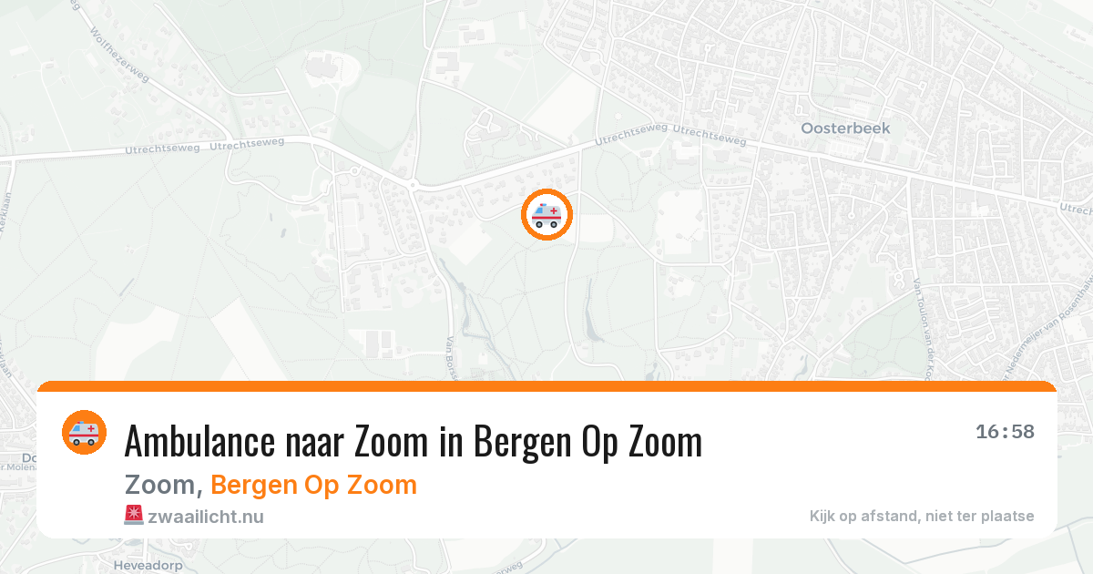 Ambulance naar Zoom in Bergen Op Zoom — 30 jan 2026