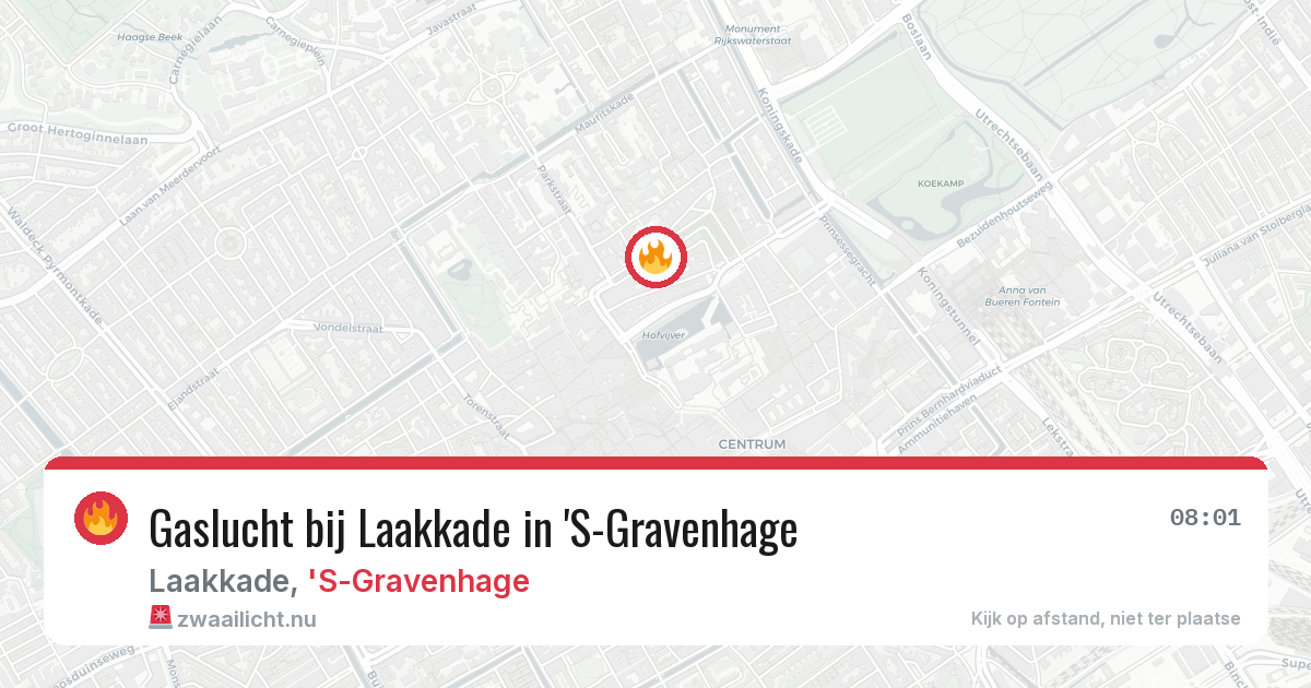 Gaslucht bij Laakkade in 'S-Gravenhage — 2 feb 2026