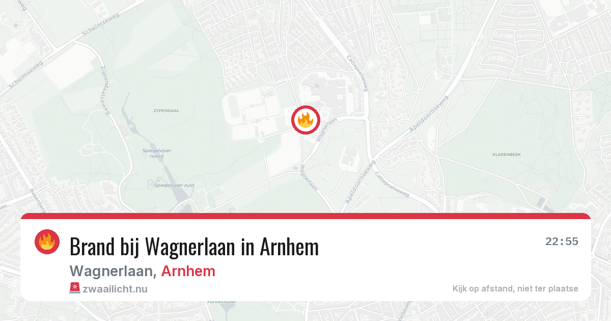 Brand bij Wagnerlaan in Arnhem — 28 mei 2026