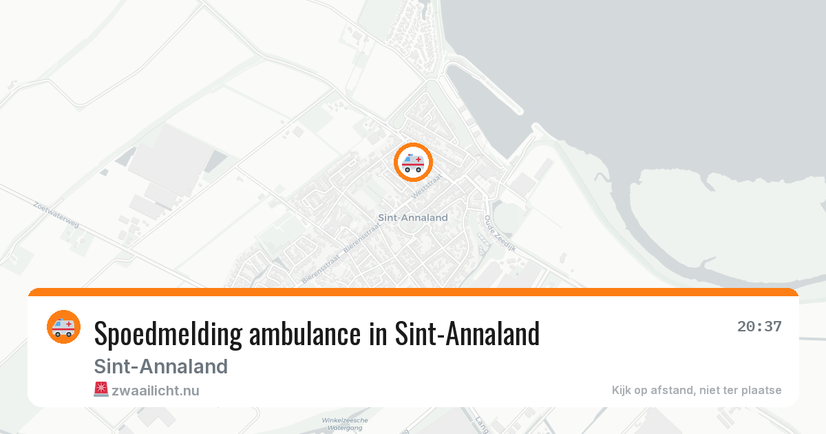 Spoedmelding ambulance in Sint-Annaland — 18 jul 2026