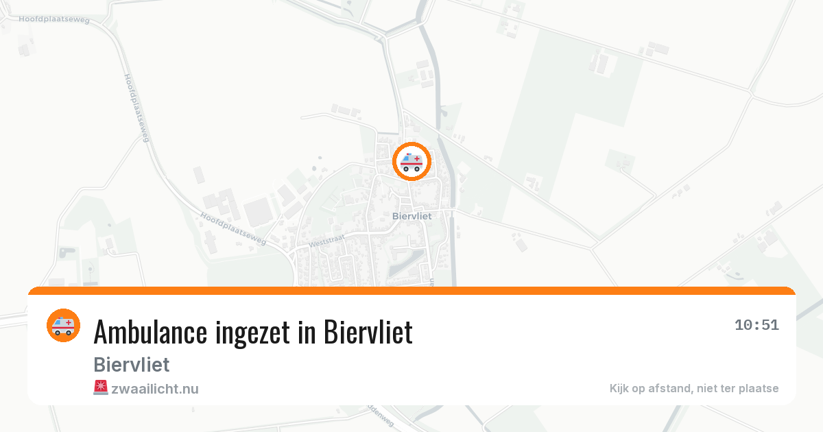 Ambulance ingezet in Biervliet — 19 mrt 2026