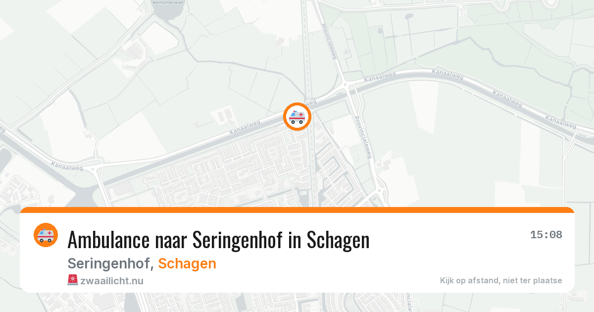 Ambulance naar Seringenhof in Schagen — 26 mei 2026