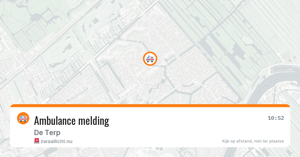 Ambulance melding — 5 apr 2026