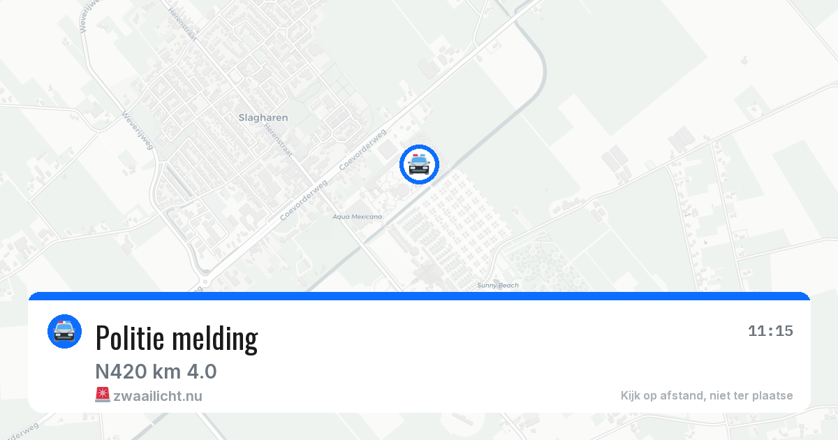 Politie melding — 12 jul 2026