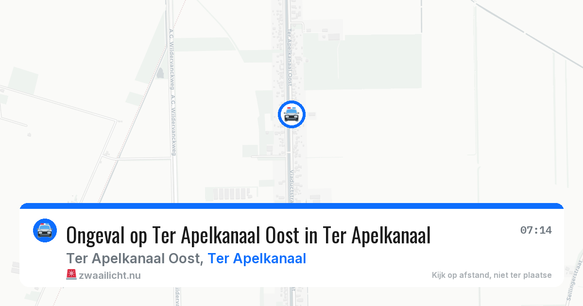 Ongeval op Ter Apelkanaal Oost in Ter Apelkanaal — 10 mei 2026