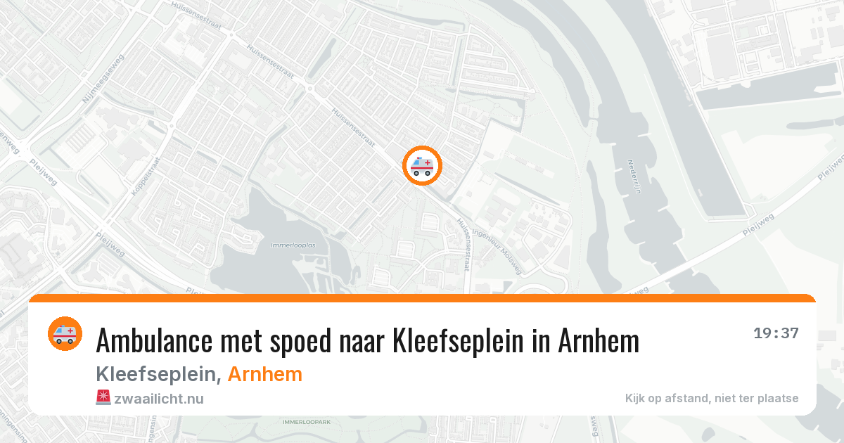 Ambulance met spoed naar Kleefseplein in Arnhem — 26 mrt 2026