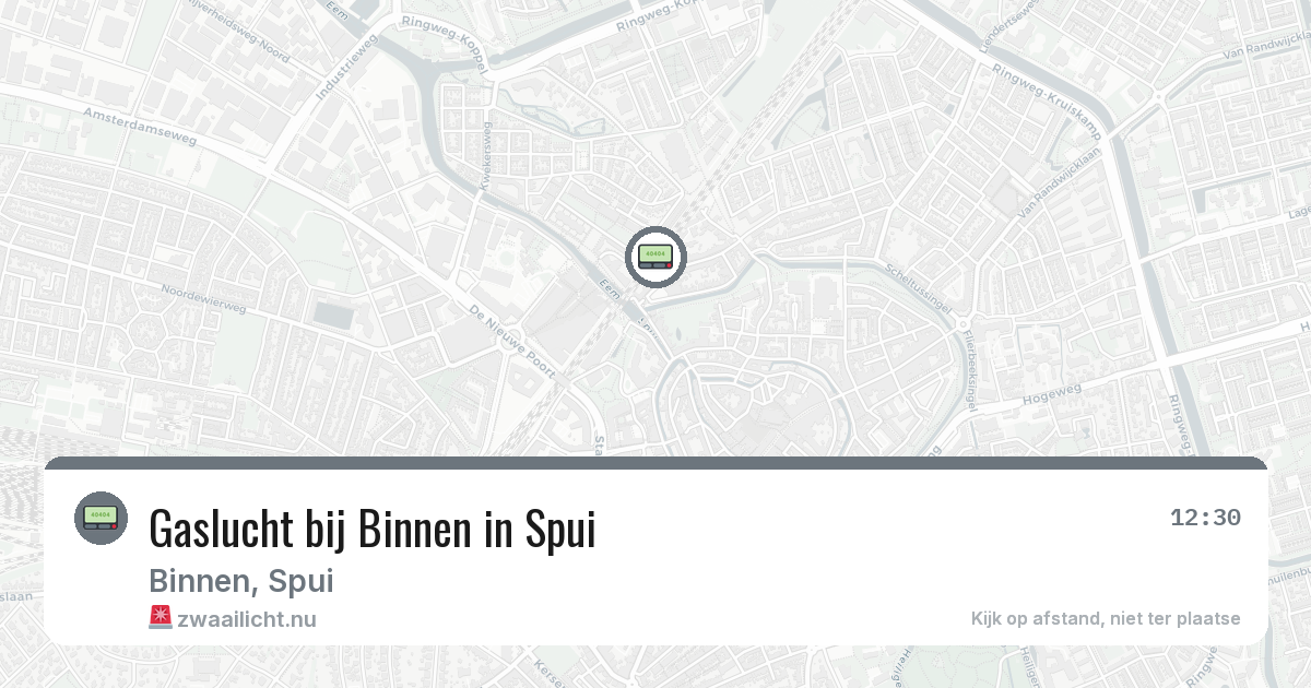 Gaslucht bij Binnen in Spui — 9 mei 2026
